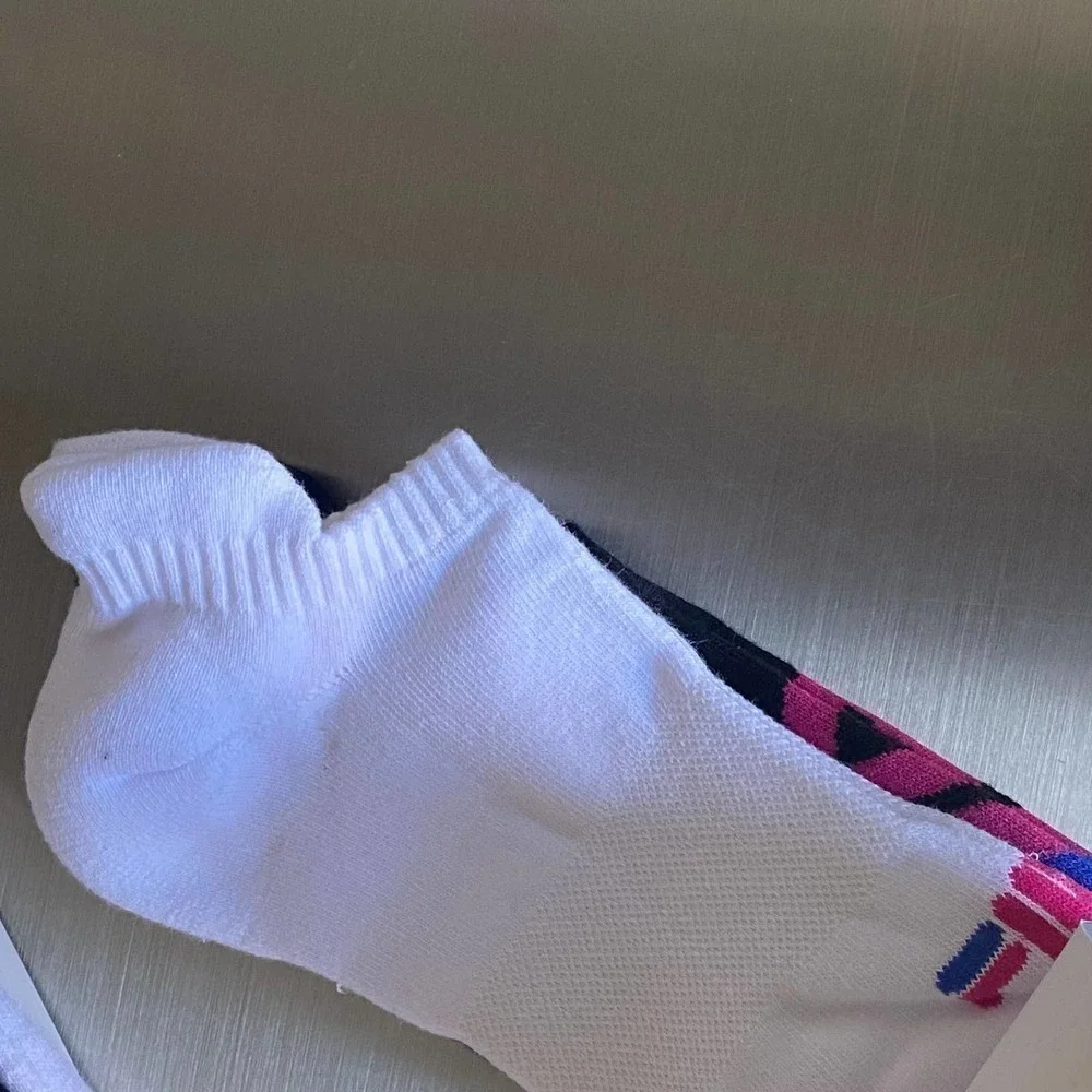 Fila 4-Pack Half Cushion No Show Socks White Black
